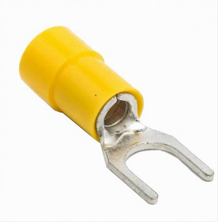 Set 100 Pz Capicorda A Forcella A Crimpare Per Cavi 0.5-1.5 Mm² Isolato Sv1.25-4