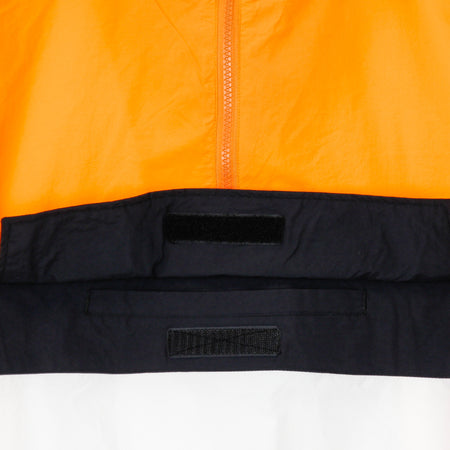 FILA Giacca a Vento Infilabile Uomo Elmo Woven Anorak Flame Orange/bright White/black da uomo