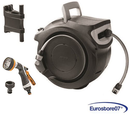 AVVOLGITUBO AUTOMATICO A PARETE REWALL GLOBO CON ACCESSORI E PISTOLA - mt.20