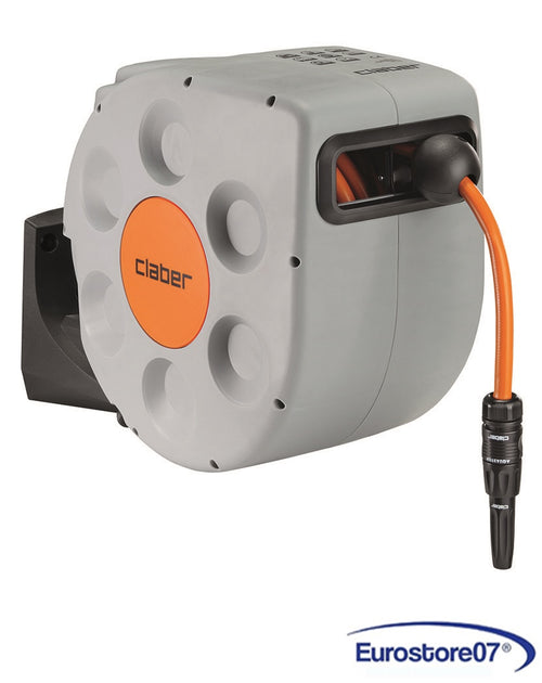 CLABER 8697 AVVOLGITUBO AUTOMATICO A PARETE ROTOROLL EVO mt.30 - cm.57,5x28x51