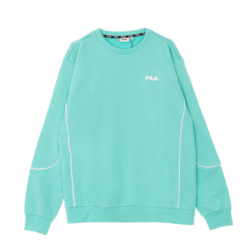 FILA Felpa Leggera Girocollo Uomo Adil Crew Sweat Biscay Green da uomo
