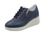 Cinzia Soft Scarpa Pelle Blu IV221781