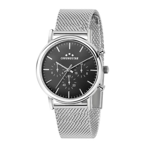 Orologio CHRONOSTAR uomo Polaris multi acciaio / nero