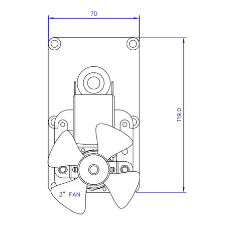 Motoriduttore Mellor FB1304 stufe a pellet 14702022