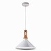 Lampadario A Sospensione Stile Industriale Lampada Pendente E27 Nero Bianco A92