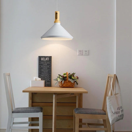 Lampadario A Sospensione Stile Industriale Lampada Pendente E27 Nero Bianco A92