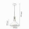 Lampadario A Sospensione Stile Industriale Lampada Pendente E27 Nero Bianco A92