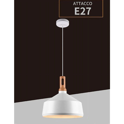 Lampadario A Sospensione Stile Industriale In Metallo Pendente A Coppa E27 A93