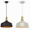 Lampadario A Sospensione Stile Industriale In Metallo Pendente A Coppa E27 A93