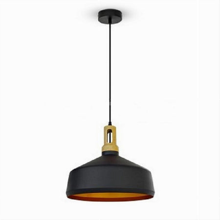 Lampadario A Sospensione Stile Industriale In Metallo Pendente A Coppa E27 A93