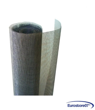 Zanzariera in fibra vetro extra - maglia 18/16 - cm.80 x mt.30 - colore grigio