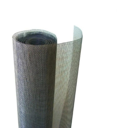 Zanzariera in fibra vetro extra - maglia 18/16 - cm.80 x mt.30 - colore grigio