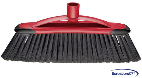 VILEDA SCOPA DOMESTICA 2 in 1 CON 2 SETOLE DIVERSE -- 6 PEZZI
