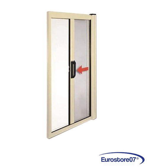 ZANZARIERA KIT A MOLLA PER PORTA FINESTRA NON FRIZIONATA BIANCO cm.160x250h.