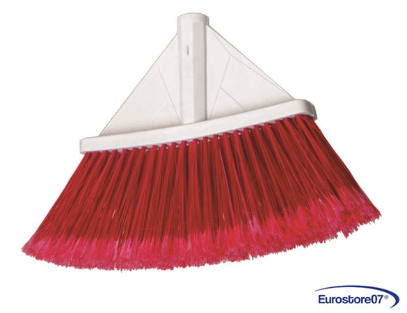 SCOPA ROMANA CON BASE IN PLASTICA - cm.29x4,5x24h. MANICO ESCLUSO PZ 12
