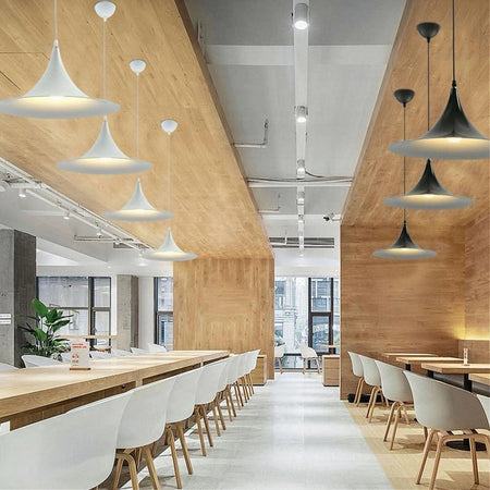 Lampadario A Sospensione Stile Contemporaneo In Metallo Decorativo Luce E27 B98