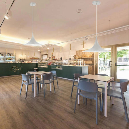 Lampadario A Sospensione Stile Contemporaneo In Metallo Decorativo Luce E27 B98