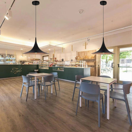 Lampadario A Sospensione Stile Contemporaneo In Metallo Decorativo Luce E27 B98
