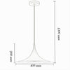 Lampadario A Sospensione Stile Contemporaneo In Metallo Decorativo Luce E27 B98