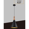 Lampadario A Sospensione Stile Industriale In Metallo Pendente A Cono E27 A94