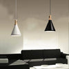Lampadario A Sospensione Stile Industriale In Metallo Pendente A Cono E27 A94