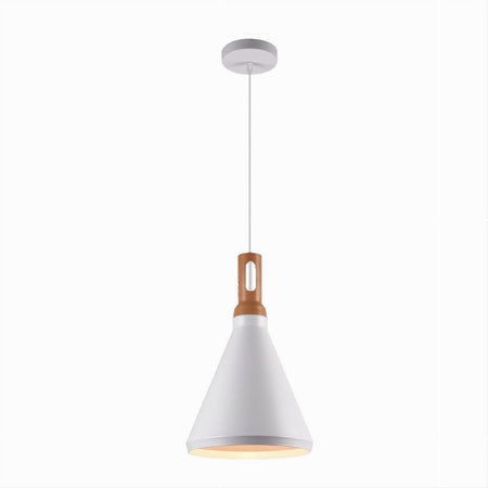Lampadario A Sospensione Stile Industriale In Metallo Pendente A Cono E27 A94