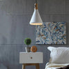 Lampadario A Sospensione Stile Industriale In Metallo Pendente A Cono E27 A94