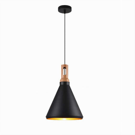 Lampadario A Sospensione Stile Industriale In Metallo Pendente A Cono E27 A94