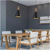 Lampadario A Sospensione Stile Industriale In Metallo Pendente A Cono E27 A94