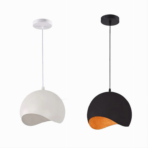 Lampadario A Sospensione In Metallo Pendente Forma Di Guscio D'uovo Luce E27 B93