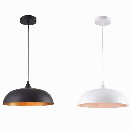 Lampadario A Sospensione Soffitto E27 Ferro Paralume Moderno Elegante Cupola B90