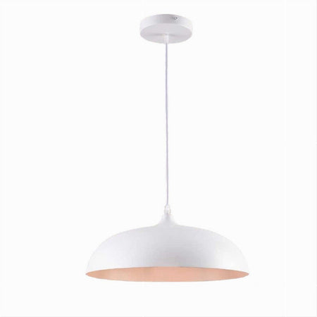 Lampadario A Sospensione Soffitto E27 Ferro Paralume Moderno Elegante Cupola B90