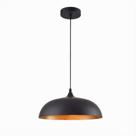 Lampadario A Sospensione Soffitto E27 Ferro Paralume Moderno Elegante Cupola B90