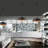 Lampadario A Sospensione Soffitto E27 Ferro Paralume Moderno Elegante Cupola B90