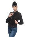 Malesia - Bomber Donna in vera pelle Nabuk