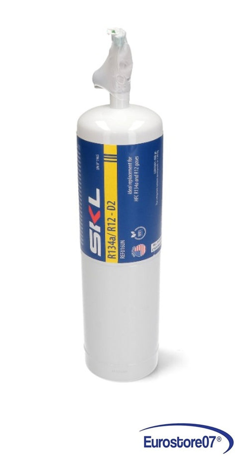 GAS D2 R134a/R12 400gr ECOLOGICO FRIGORIFERI CLIMATIZZATORI CONGELATORE