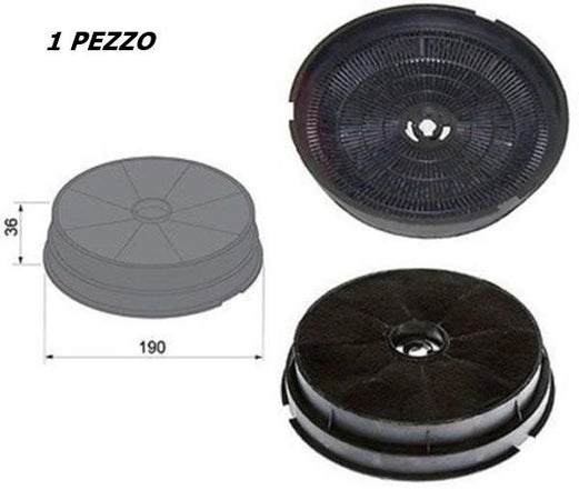 SMEG (690073176, 690074745, FLT6 1 FILTRO CAPPA CARBONI ATTIVI Ø 190 H 36 mm