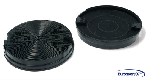 WHIRLPOOL 484000008572 FILTRO CAPPA CARBONI 2 PZ Mod. 29 Ø 190 H 35 mm