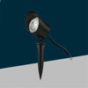 Faretto Led 7w Con Snodo Picchetto Staffa Lampada Per Esterno Segnapassi Ip65 110