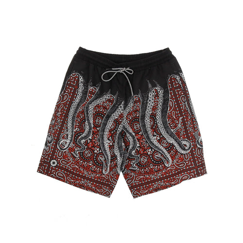 OCTOPUS Costume Bermuda Uomo Bandana Boardshorts Black da uomo