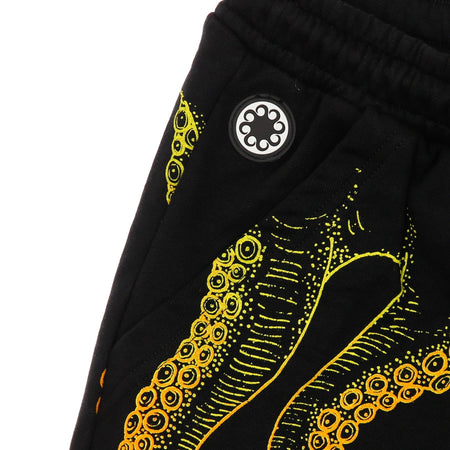 OCTOPUS Pantalone Corto Tuta Uomo Gradient Sweatshorts Black da uomo