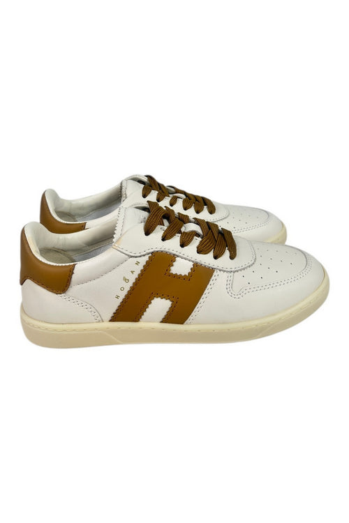 Hogan Sneakers Avorio/cuoio da donna