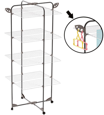 STENDIBIANCHERIA "ALPINA 40" ACCIAIO VERNICIATO MT.40 cm.68x68x155h.
