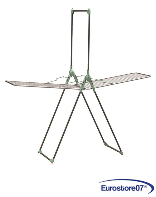 STENDIBIANCHERIA TITANO + PORTA ABITI ACCIAIO VERNICIATO MT.30 m.210x69x192h.