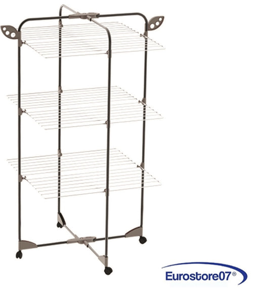 stendibiancheria alpina 30 acciaio verniciato mt.30 - cm. 68x68x112h.