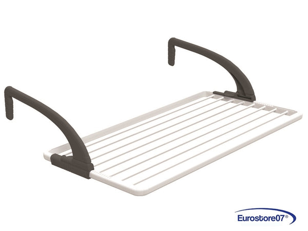 Vileda stendibiancheria in resina "ghibli" mt.10 per balcone cm.99x54x26h.