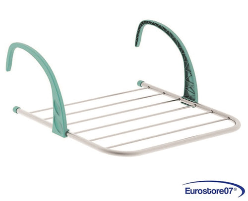 Stendibiancheria gocciolio 5 alluminio mt.5 termosifone balcone cm.61x42