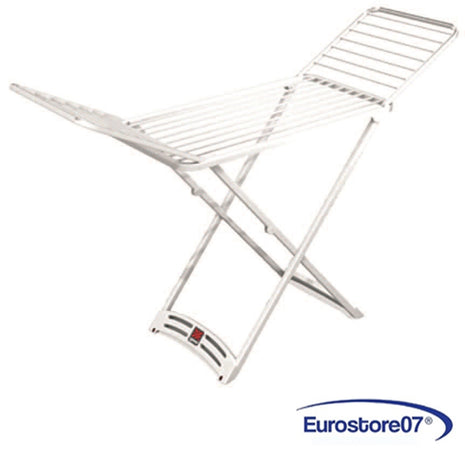 Vileda stendibiancheria "zaffiro" in resina con ruote mt.20 - cm.181x55x88h.