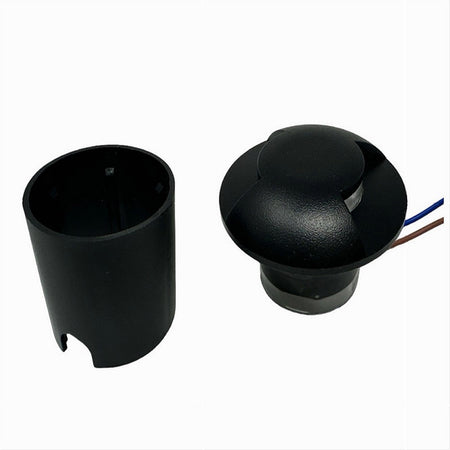 Faretto Calpestabile Led 1w 2 Fasci Luce Lampada Segnapassi Per Esterno Ip67 322
