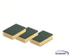 SPUGNA ABRASIVA CON FIBRA VERDE - cm.9x12x2,5h per cucina pz 72
